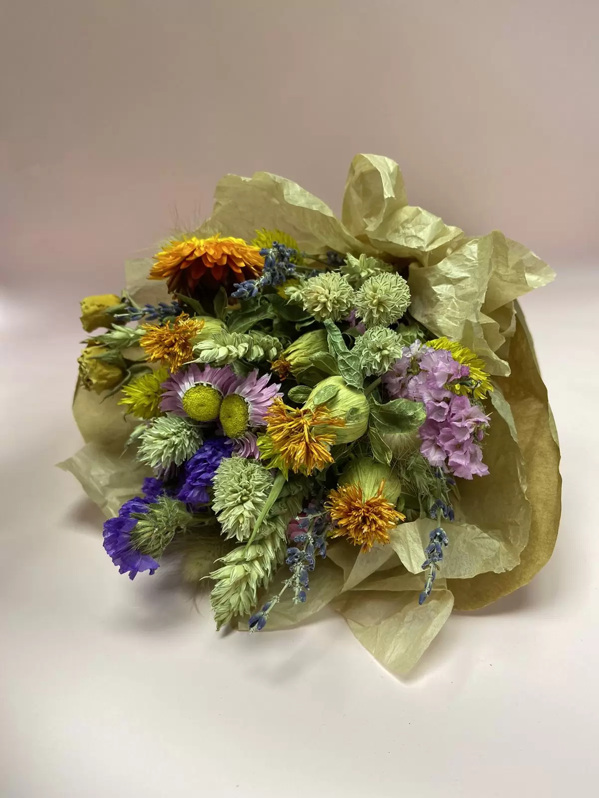 Dried Mountain Meadow Flower Bouquet